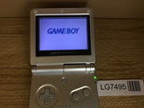 LG7495 Tested Working GameBoy Advance SP Platinum Silver Console Nintendo Japan