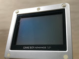LG7497 With Defects - GameBoy Advance SP Platinum Silver Console Nintendo Japan