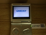 LG7497 With Defects - GameBoy Advance SP Platinum Silver Console Nintendo Japan