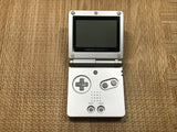 LG7497 With Defects - GameBoy Advance SP Platinum Silver Console Nintendo Japan