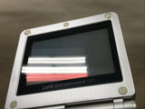 LG7497 With Defects - GameBoy Advance SP Platinum Silver Console Nintendo Japan