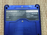 LG7504 With Defects - GameBoy Advance SP Azurite Blue Console Nintendo Japan