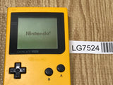 LG7524 Tested Working - GameBoy Pocket Yellow Console Nintendo Japan