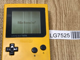 LG7525 With Defects - GameBoy Pocket Yellow Console Nintendo Japan