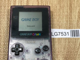 LG7531 With Defects - GameBoy Color Clear Purple Console Nintendo Japan