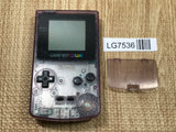 LG7536 Not Working - GameBoy Color Clear Purple Console Nintendo Japan