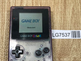 LG7537 With Defects - GameBoy Color Clear Purple Console Nintendo Japan
