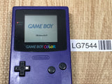 LG7544 With Defects - GameBoy Color Purple Console Nintendo Japan