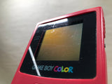 LG7546 With Defects - GameBoy Color Red Console Nintendo Japan