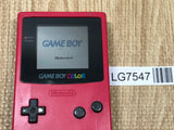 LG7547 With Defects - GameBoy Color Red Console Nintendo Japan