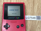 LG7548 With Defects - GameBoy Color Red Console Nintendo Japan