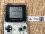 LG7550 Tested Working - GameBoy Color Clear Console Nintendo Japan