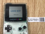 LG7551 With Defects - GameBoy Color Clear Console Nintendo Japan