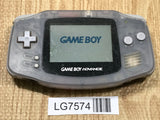 LG7574 With Defects - GameBoy Advance Milky Blue Console Nintendo Japan