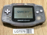 LG7576 With Defects - GameBoy Advance Milky Blue Console Nintendo Japan