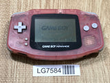 LG7584 With Defects - GameBoy Advance Milky Pink Console Nintendo Japan