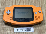 LG7586 With Defects - GameBoy Advance Orange Console Nintendo Japan