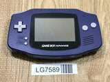 LG7589 Not Working - GameBoy Advance Violet Console Nintendo Japan
