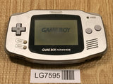 LG7595 With Defects - GameBoy Advance Silver Console Nintendo Japan