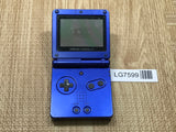 LG7599 Not Working - GameBoy Advance SP Azurite Blue Console Nintendo Japan