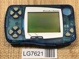 LG7621 With Defects - Wonder Swan Skeleton Blue Console Japan