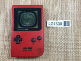 LG7630 Not Working - GameBoy Pocket Red Console Nintendo Japan