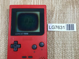 LG7631 With Defects - GameBoy Pocket Red Console Nintendo Japan
