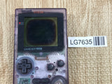 LG7635 With Defects - GameBoy Pocket Clear Purple Console Nintendo Japan