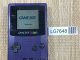 LG7648 With Defects - GameBoy Color Purple Console Nintendo Japan