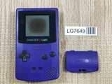 LG7649 Not Working - GameBoy Color Purple Console Nintendo Japan