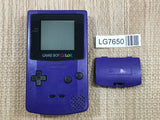 LG7650 Not Working - GameBoy Color Purple Console Nintendo Japan