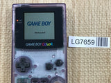 LG7659 Tested Working - GameBoy Color Clear Purple Console Nintendo Japan