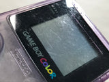 LG7661 With Defects - GameBoy Color Clear Purple Console Nintendo Japan