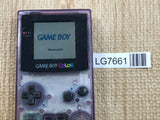 LG7661 With Defects - GameBoy Color Clear Purple Console Nintendo Japan