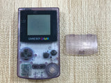 LG7662 With Defects - GameBoy Color Clear Purple Console Nintendo Japan