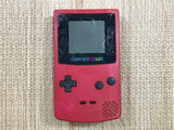 LG7665 With Defects - GameBoy Color Red Console Nintendo Japan