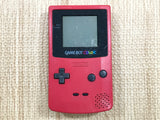 LG7666 With Defects - GameBoy Color Red Console Nintendo Japan
