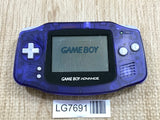 LG7691 With Defects - GameBoy Advance Midnight Blue Console Nintendo Japan