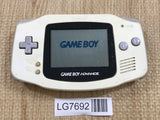 LG7692 With Defects - GameBoy Advance White Console Nintendo Japan