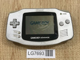 LG7693 With Defects - GameBoy Advance Silver Console Nintendo Japan