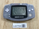 LG7700 Not Working - GameBoy Advance Milky Blue Console Nintendo Japan