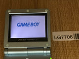 LG7706 With Defects - GameBoy Advance SP Pearl Blue Console Nintendo Japan
