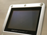 LG7708 With Defects - GameBoy Advance SP Platinum Silver Console Nintendo Japan