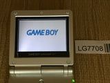 LG7708 With Defects - GameBoy Advance SP Platinum Silver Console Nintendo Japan