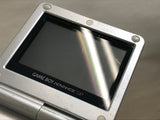 LG7709 With Defects - GameBoy Advance SP Platinum Silver Console Nintendo Japan