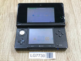 LG7730 With Defects - Nintendo 3DS Cosmo Black Console Nintendo Japan