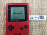 LG7740 Tested Working - GameBoy Pocket Red Console Nintendo Japan