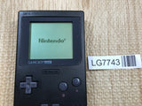 LG7743 Tested Working - GameBoy Pocket Black Console Nintendo Japan