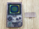 LG7745 With Defects - GameBoy Pocket Clear Purple Console Nintendo Japan