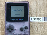 LG7750 With Defects - GameBoy Color Clear Purple Console Nintendo Japan